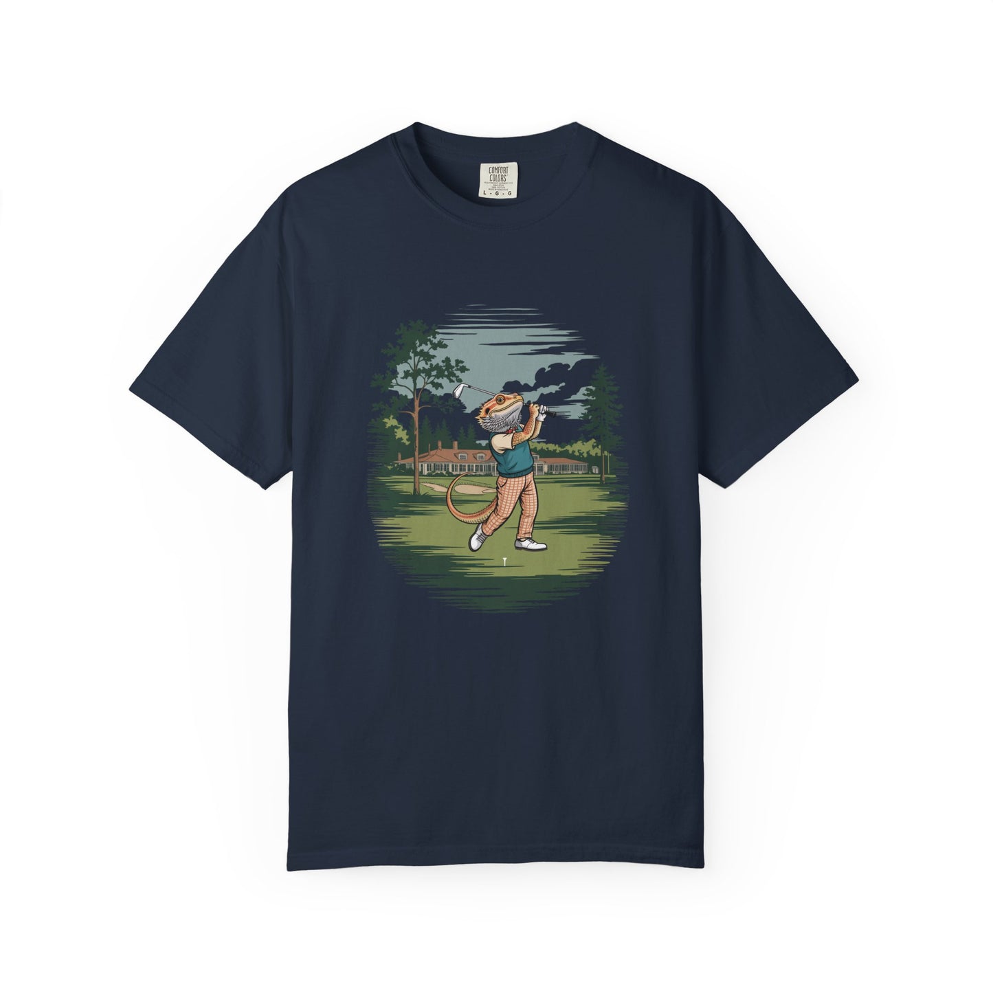 Bearded Dragon Golfer T-shirt