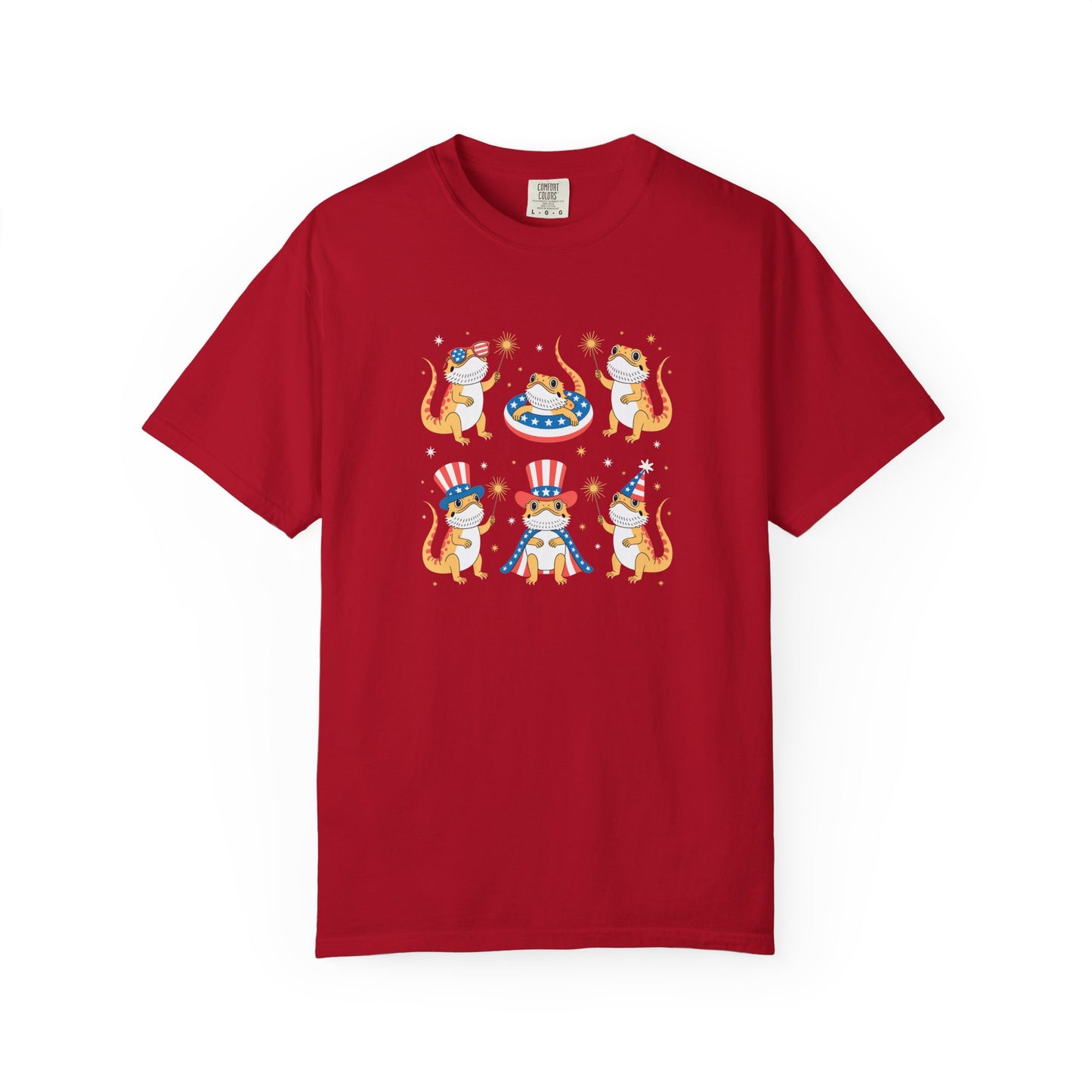 Red, White, and Beardies T-shirt