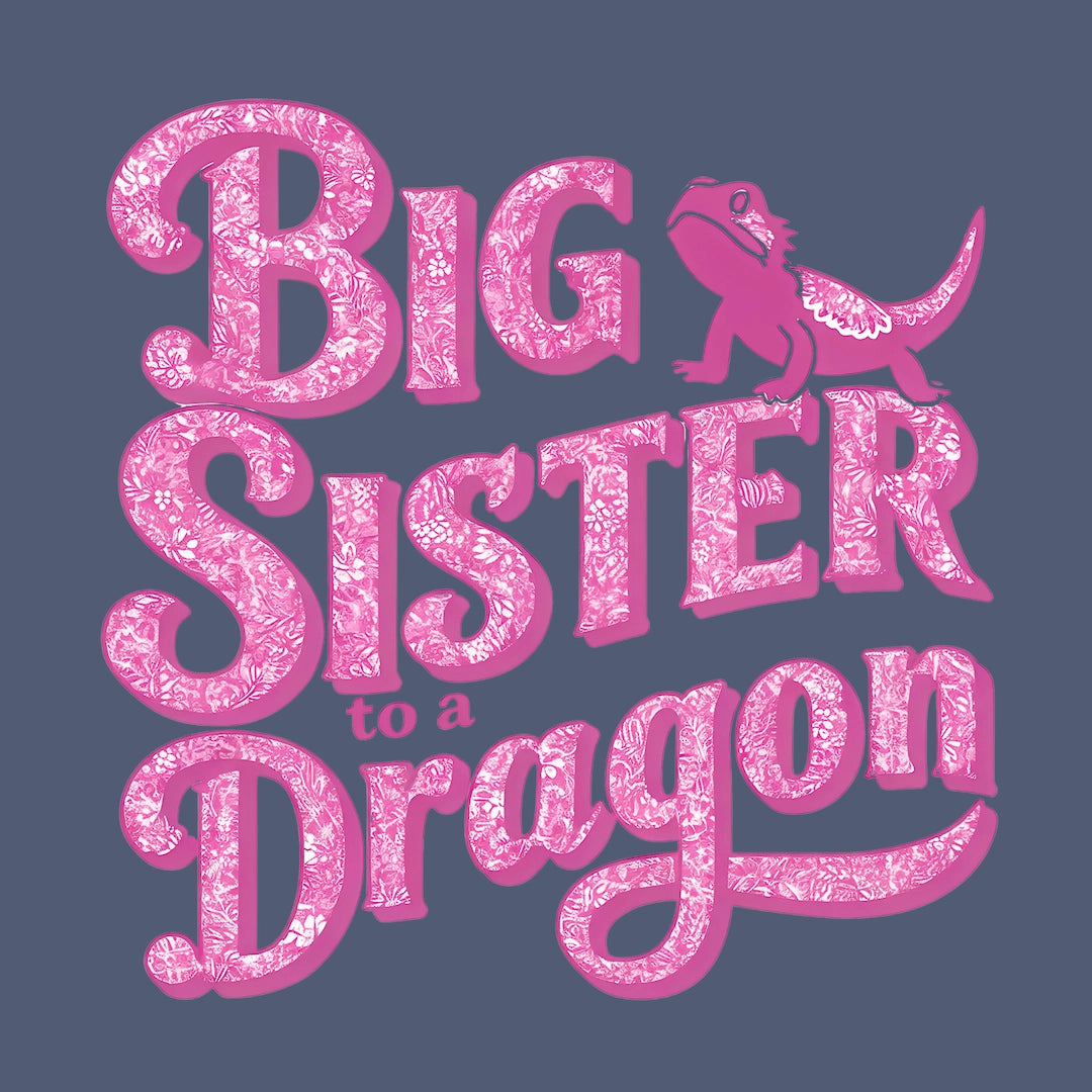 Kid's Big Sister to a Dragon T-Shirt