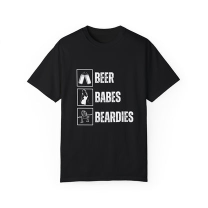 Beer, Babes, and Beardies T-shirt