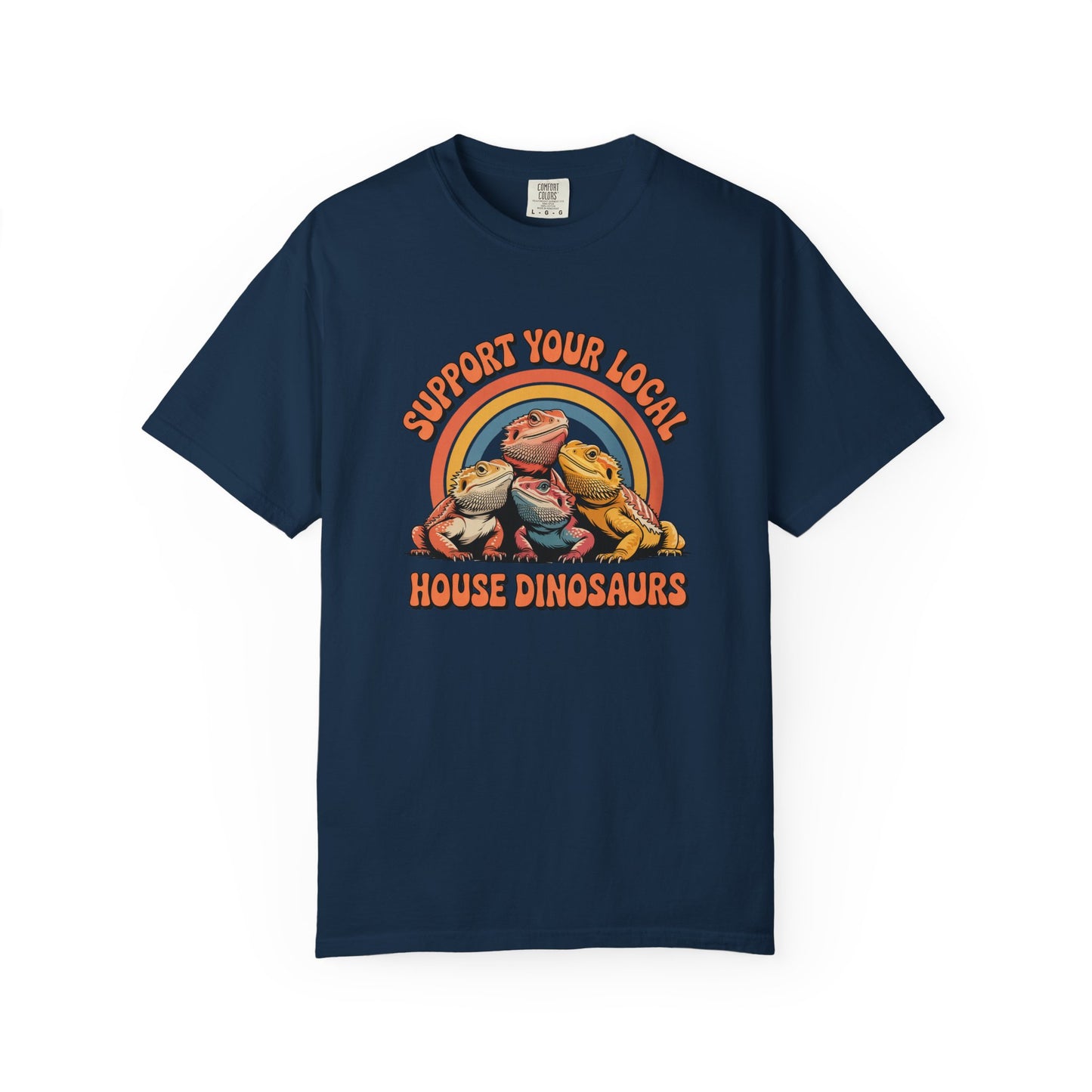 Support Your Local House Dinosaurs T-shirt