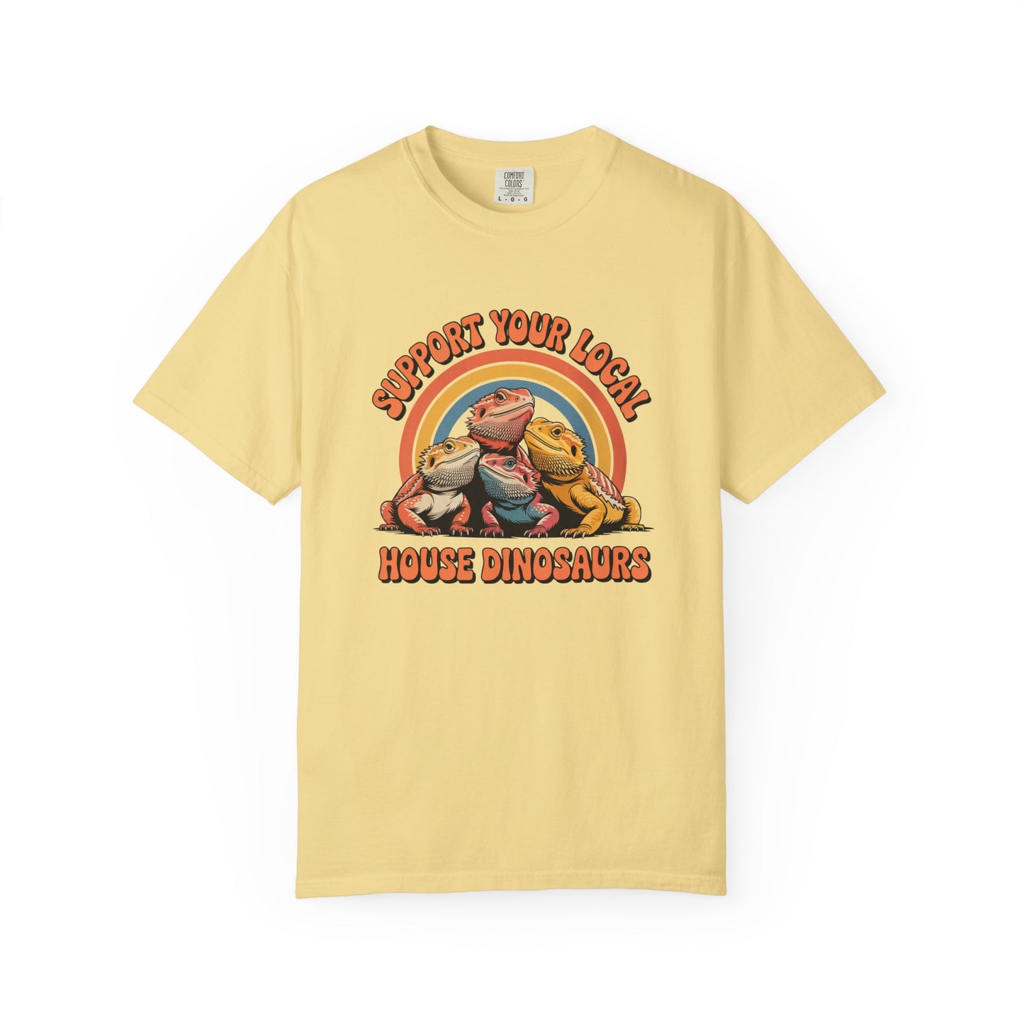 Support Your Local House Dinosaurs T-shirt