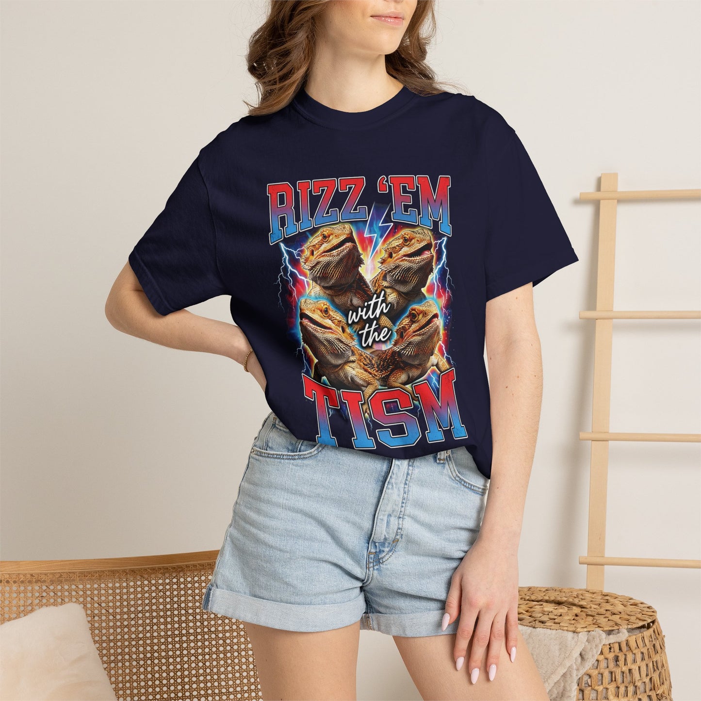 Rizz 'Em with the Tism T-shirt