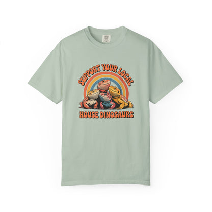 Support Your Local House Dinosaurs T-shirt
