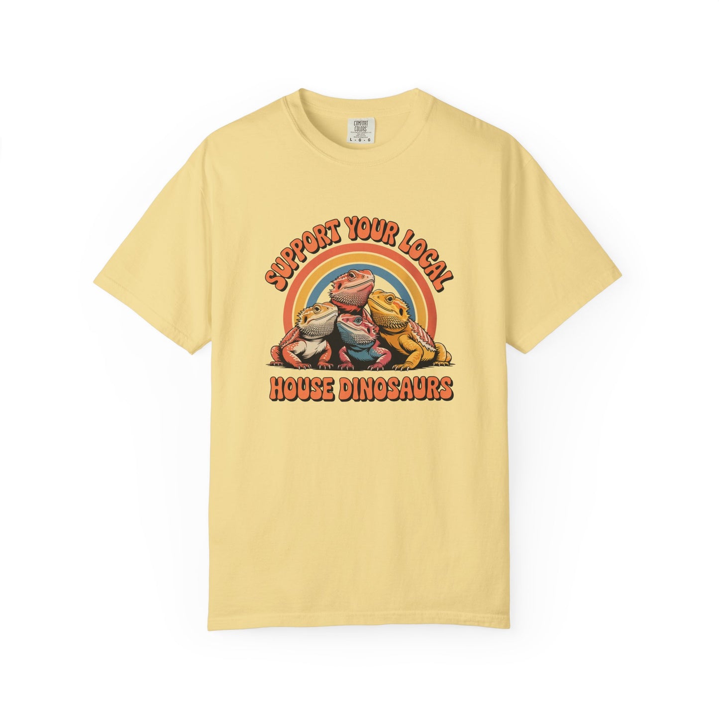 Support Your Local House Dinosaurs T-shirt