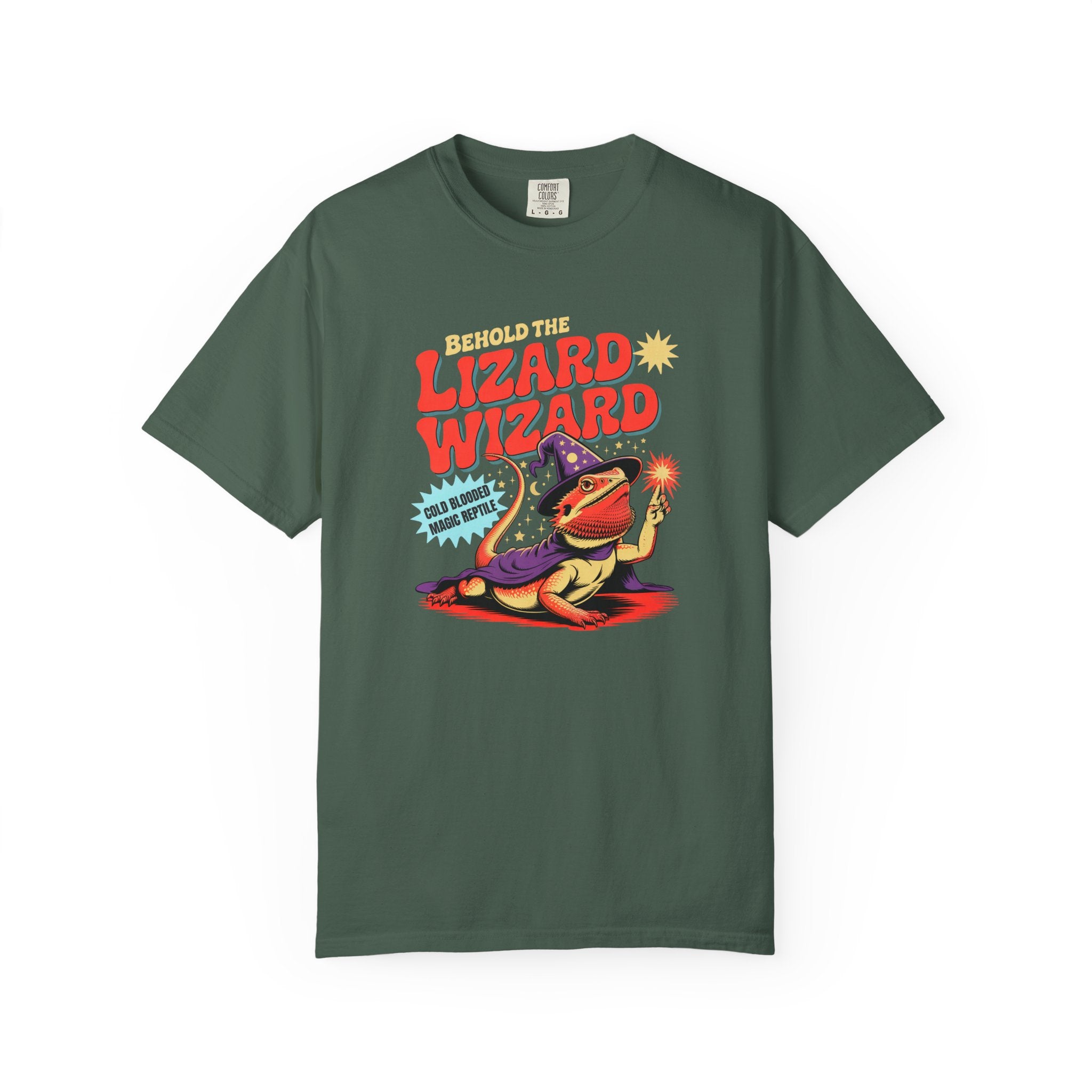 Lizard Wizard Bearded Dragon T-Shirt – Funny Reptile Shirt for