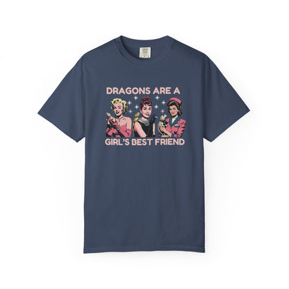 Dragons are a Girl's Best Friend T-shirt