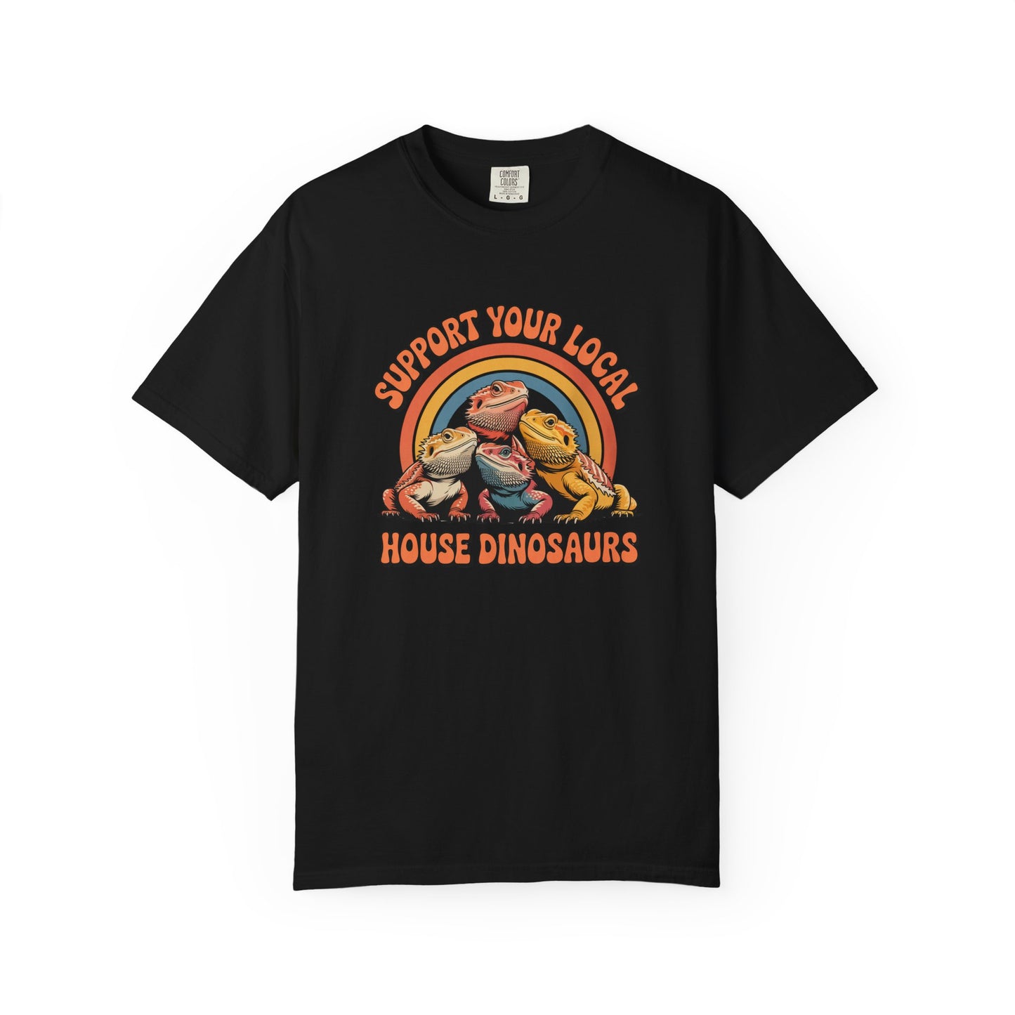 Support Your Local House Dinosaurs T-shirt