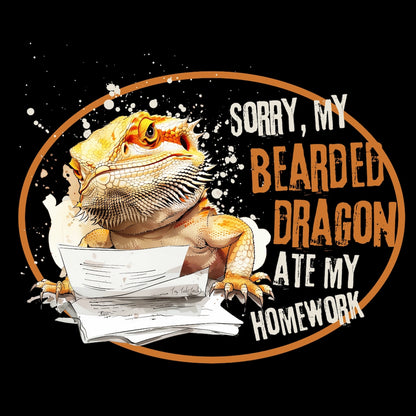 Kid's Bearded Dragon Ate My Homework T-Shirt