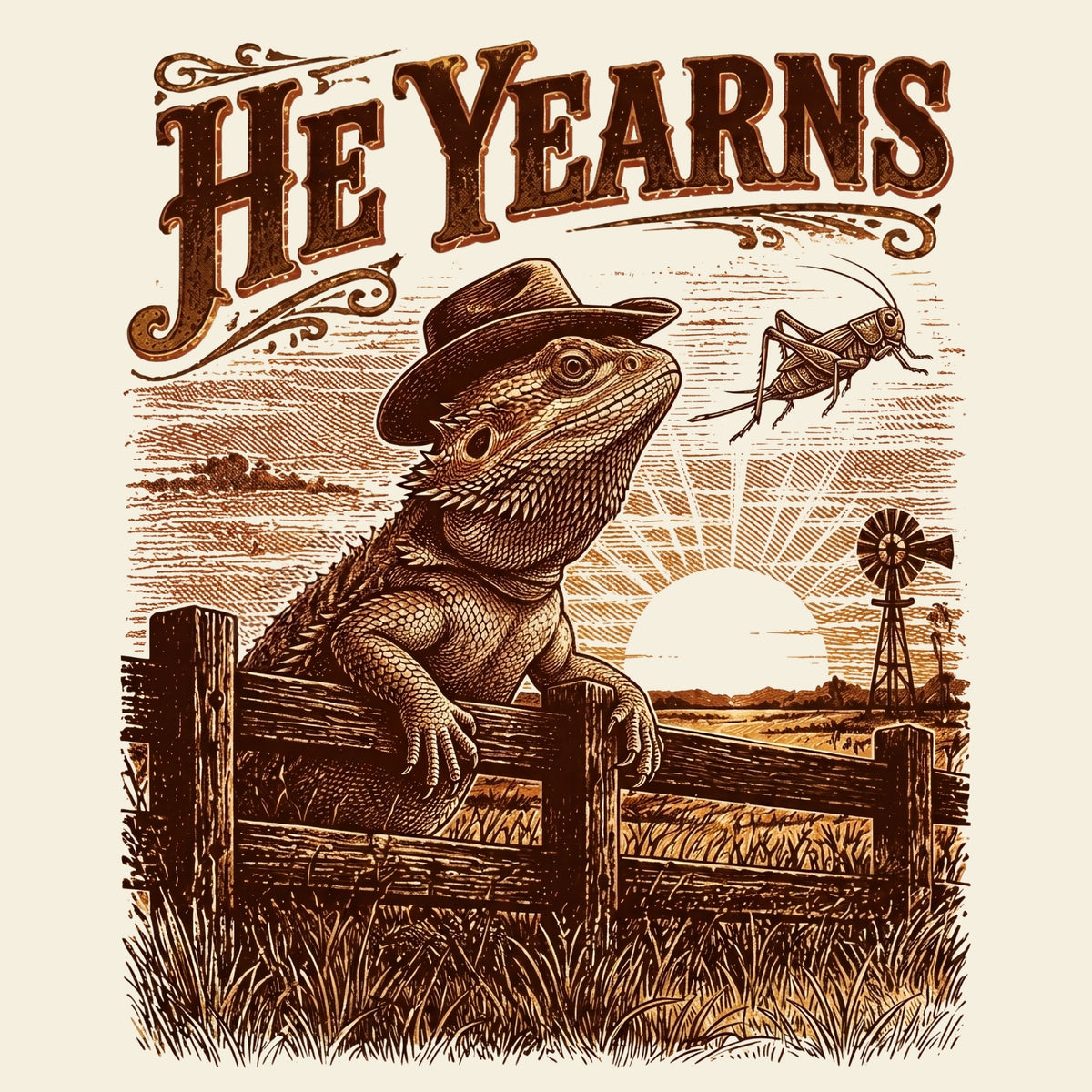 He Yearns T-shirt