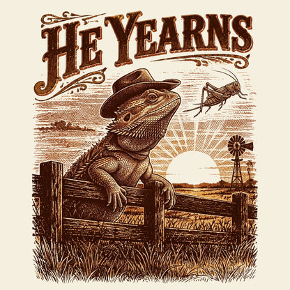 He Yearns T-shirt