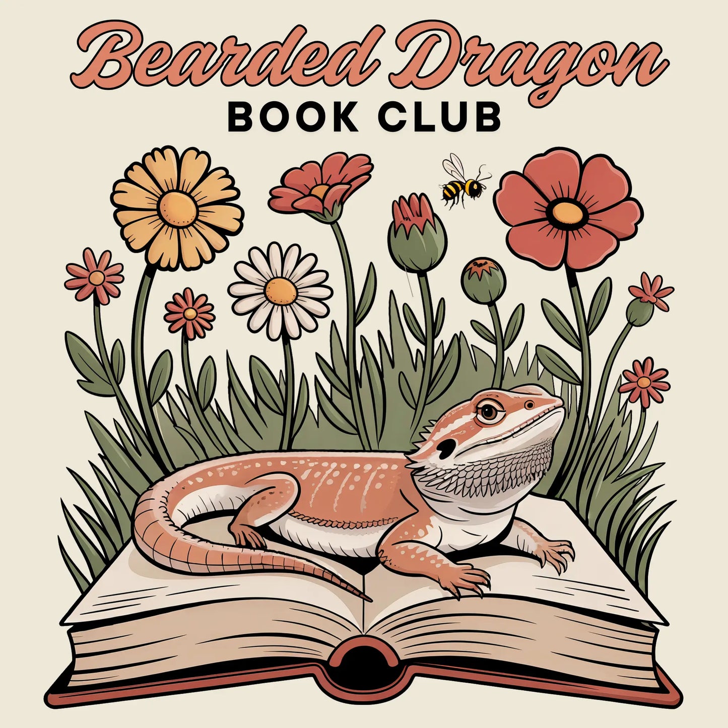 Bearded Dragon Book Club T-shirt