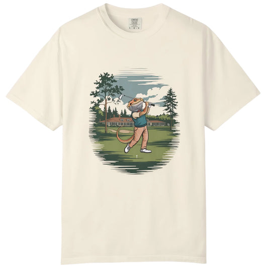Bearded Dragon Golfer T-shirt