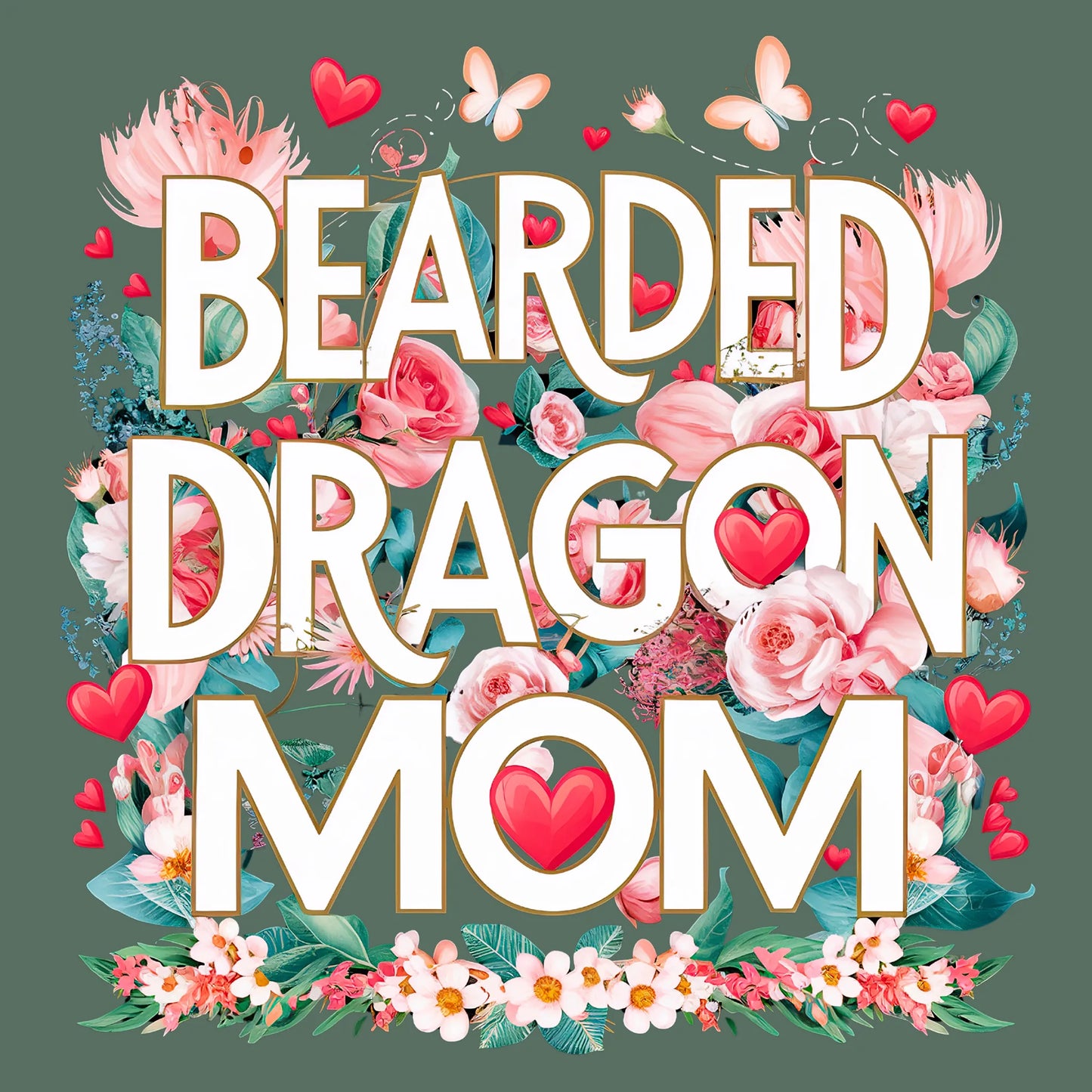 Bearded Dragon Mom T-shirt