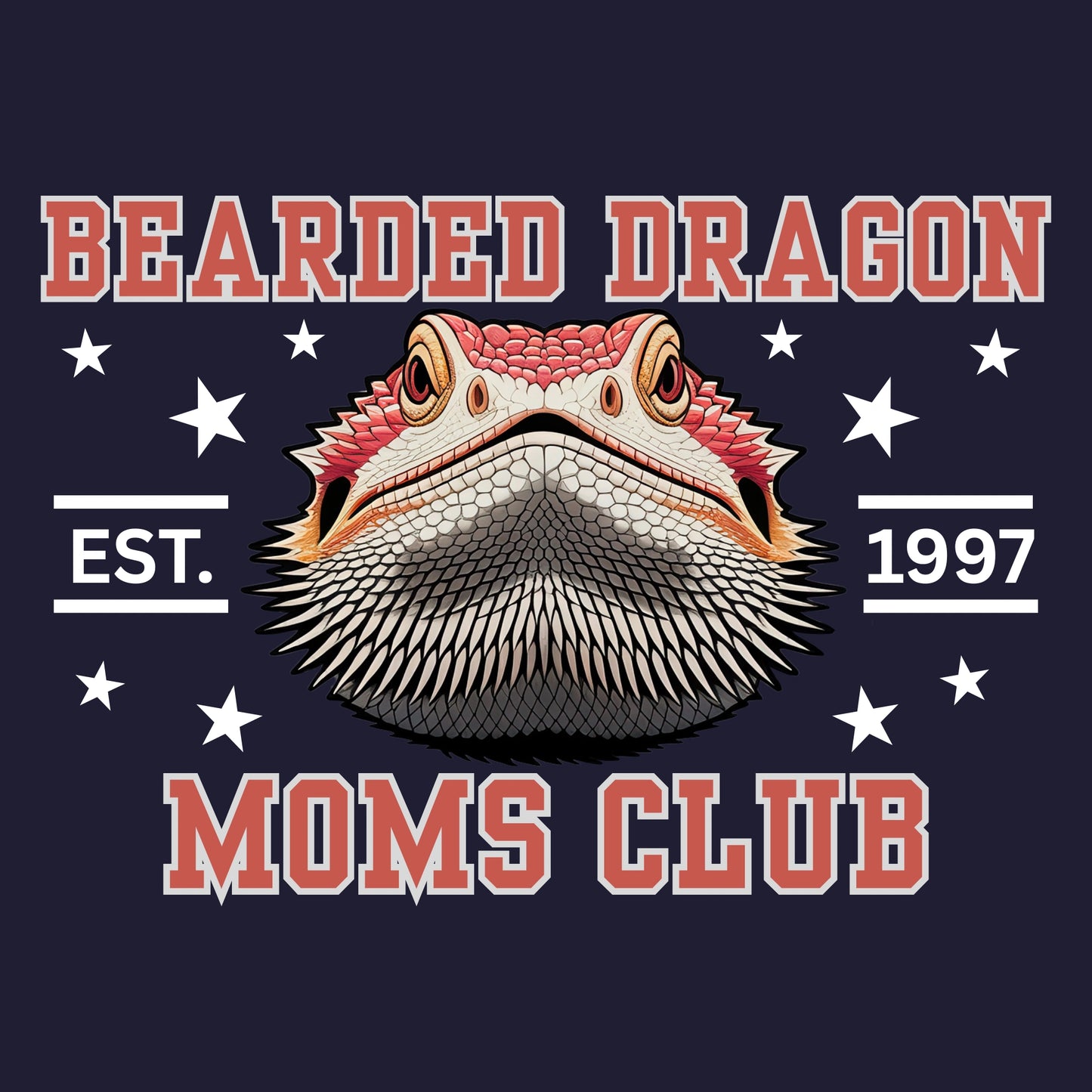 Bearded Dragon Moms Club T-shirt