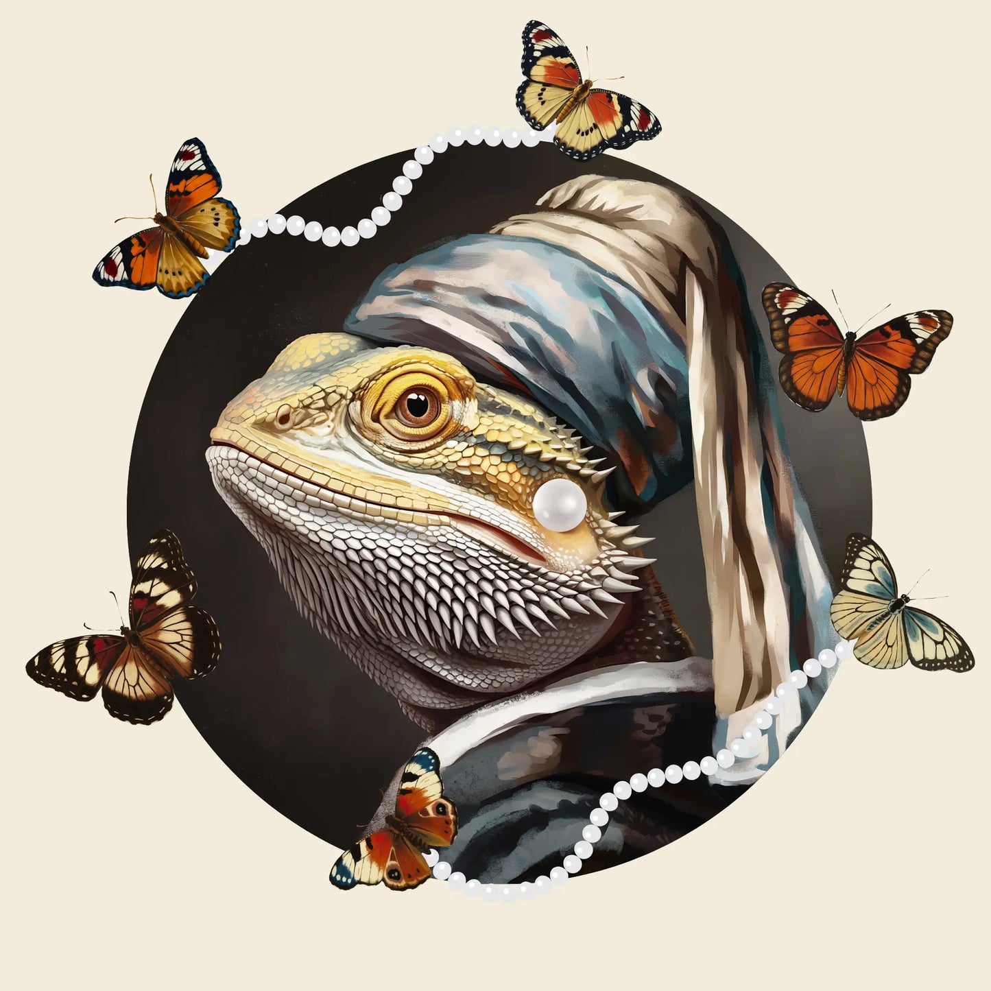 Dragon with a Pearl Earring T-shirt