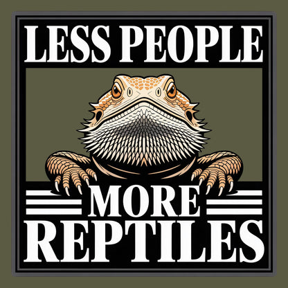 Less People More Reptiles T-shirt