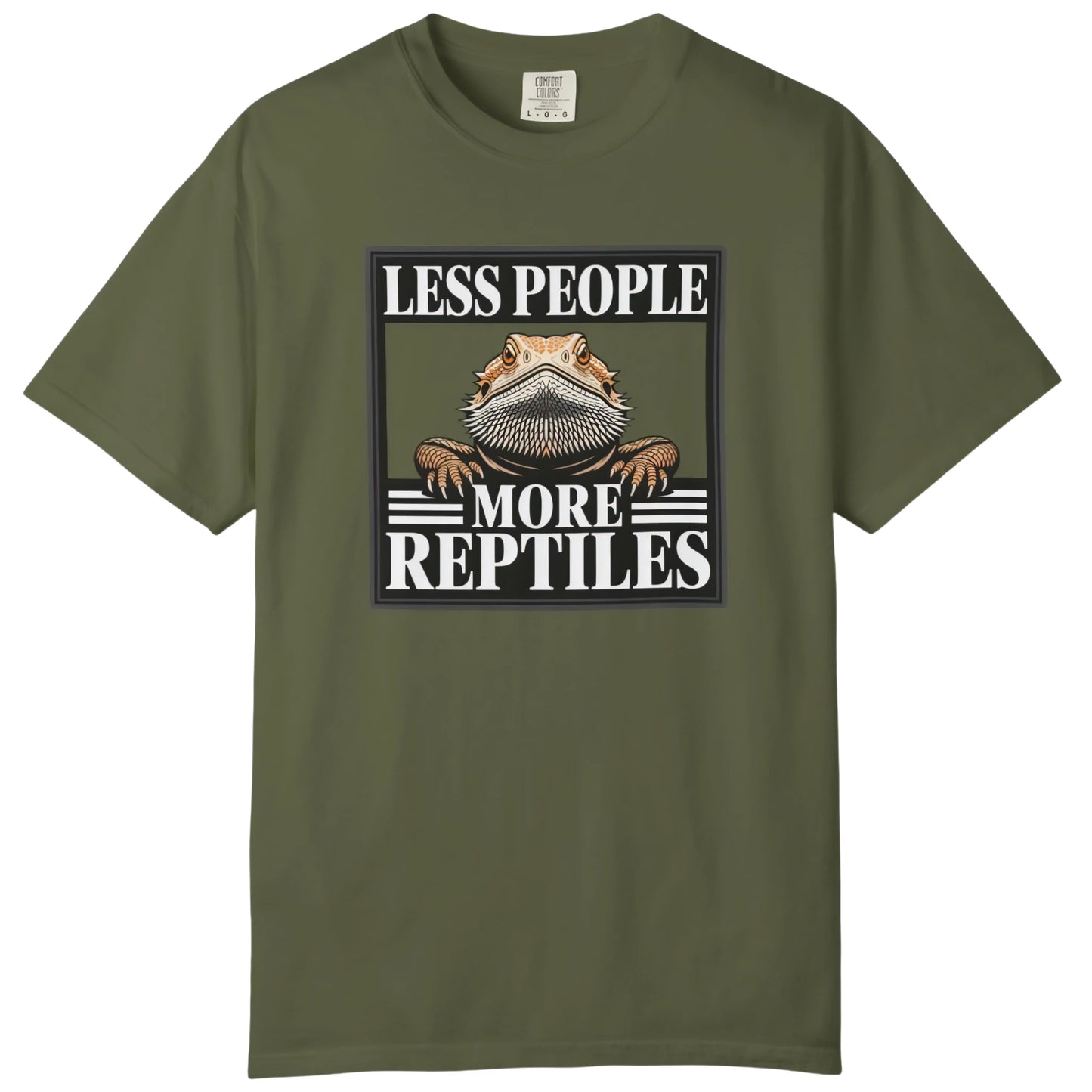 Less People More Reptiles T-shirt