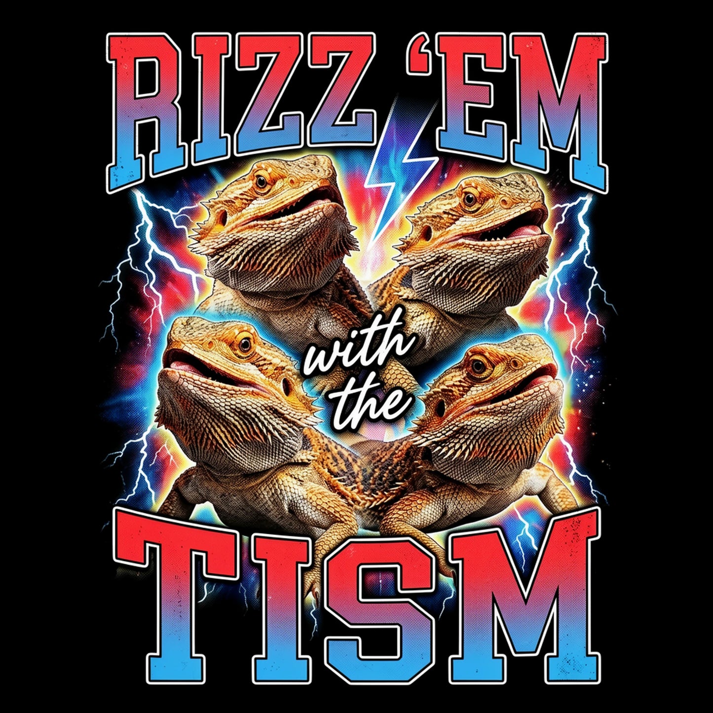 Rizz 'Em with the Tism T-shirt