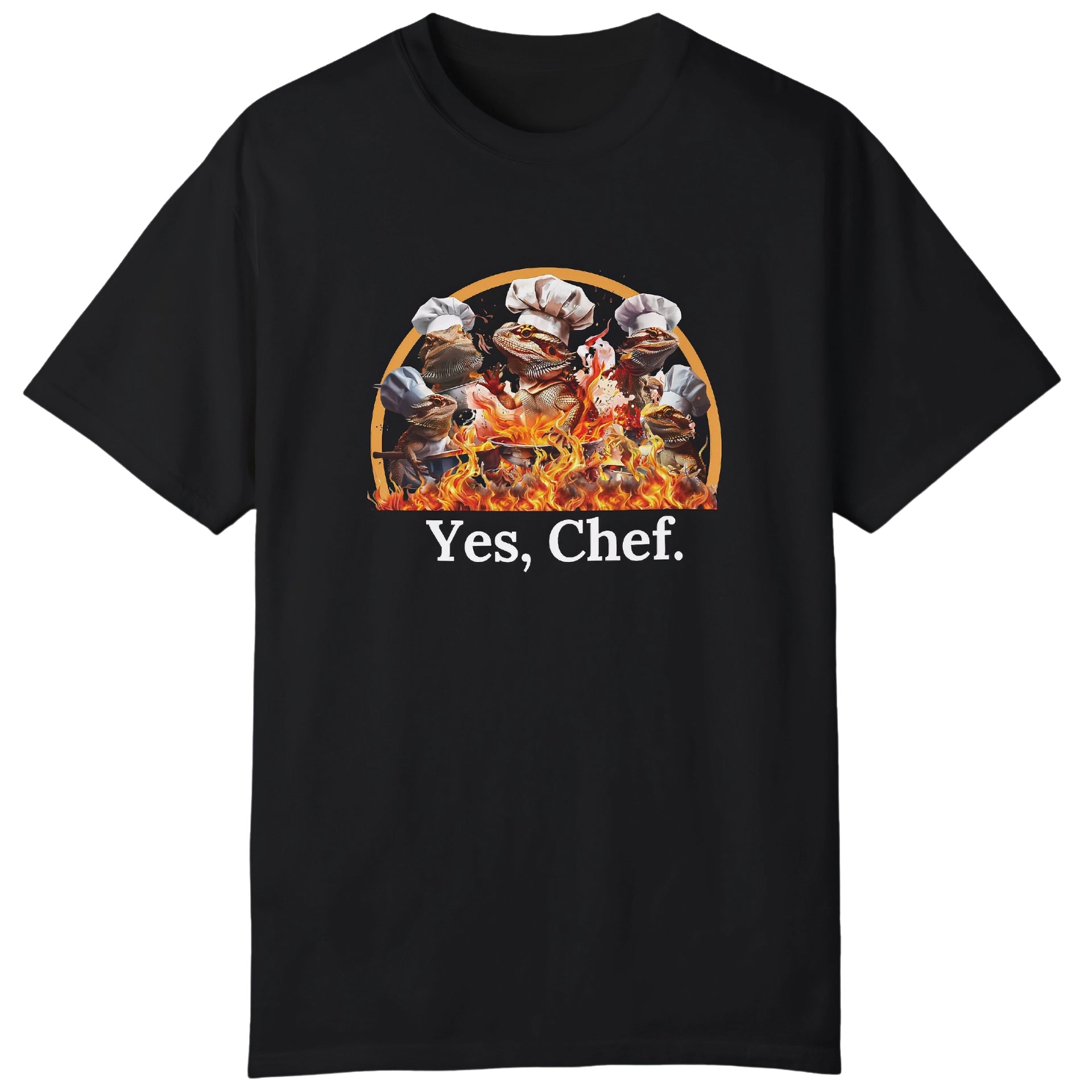 yes-chef-bearded-dragon-shirt-